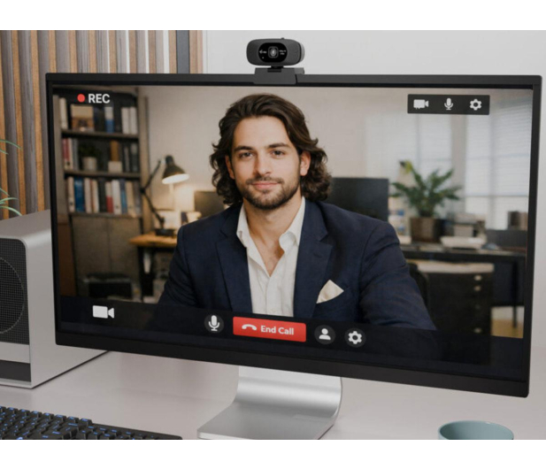i-tec SOLOMON 200 1080p Business Webcam AF Dual MIC Redukcja echa - 1538057 - zdjęcie 4